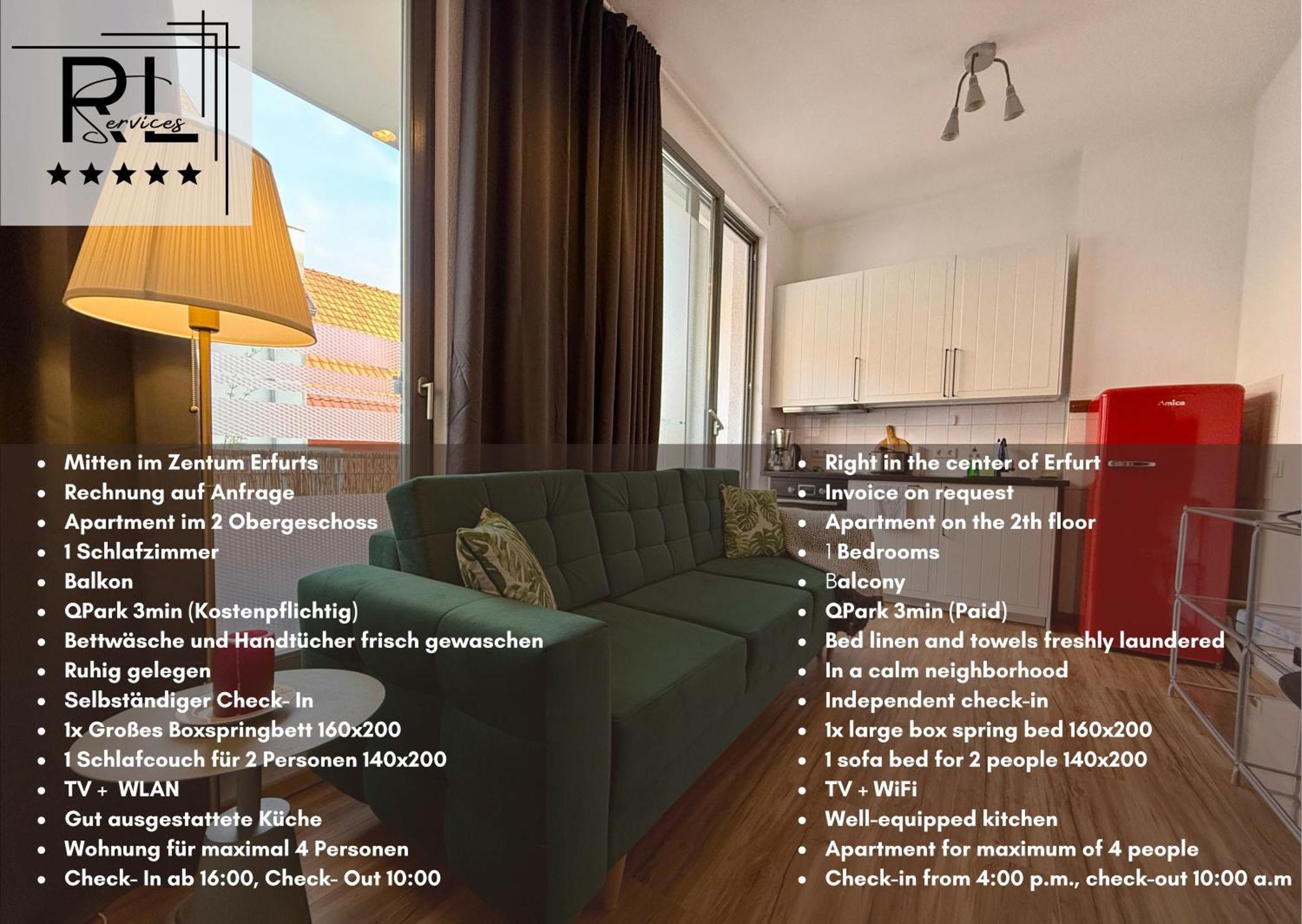 Balkon, Zentral, Modern, Erfurt City מראה חיצוני תמונה
